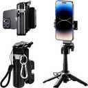 Mesenymm Portable Selfie Stick, 4-in-1 Portable Magnetic Selfie Stick for iPhone Stand, Phone Tripod with Remote Compatible with 4-7" iPhone/Android Phones for Vlog/Travel/Filming