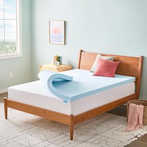 3 Inch Gel Memory Foam Mattress Topper, Plush, Cooling, Queen Size