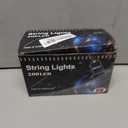 HOME LIGHTING 66ft Christmas Decorative Mini Lights, 200 LED Green Wire Fairy Starry String Lights Plug in, 8 Lighting Modes, for Indoor Outdoor Xmas Tree Wedding Party Decoration (White)