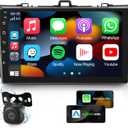 9 inches Car Radio for Toyota Corolla 2006-2012, Android 13 Touch Screen Car Stereo, Carplay/Android Auto/1080P/Hi-Fi Audio/Bluetooth + AHD Backup Camera