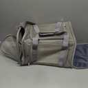 Soft-Sided Cat/Dog/Pet Carrier, Collapsible Pets Travel Carriers for Big Cats/Small Dogs with Shoulder Strap & Removable Mat, Mesh Puppy Carry Bag, Up to 16 Lbs, TSA Airline Approved (Gray)