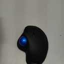 Nulea M501 Wireless Trackball Mouse, Rechargeable Ergonomic, Easy Thumb Control, Precise & Smooth Tracking, 3 Device Connection (Bluetooth or USB Receiver), Compatible for PC, Laptop, Mac, Windows.