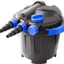 Pressure Bio Filter with UV for Fish Garden Pond 1320 Gal (Filter+UV+Water Pump)