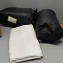 Ylymence Patio Furniture Cushions 24 x 24 Inch Waterproof and Fade Resistant Outdoor Chair Cushions with Removable Cover, White