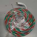 Joiedomi 40FT LED Candy Cane Rope Lights, Waterproof Outdoor 360 LED Christmas Decor Lights for Garden Yard Party Xmas Christmas Holiday Decorations (Red & Green & Cool White)