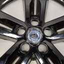 18inch Hubcaps Wheel Skin Covers Compatible with 2020-2024 Ford Explorer XLT, Durable ABS Plastic Rim Covers (Set of 4), Fit for Standard Wheels - Snap On Tire Cover Replacement (Glossy Black)