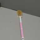 Backski Body Scrubber Anti Slip for Shower,Shower Brush Long Handle with Stiff and Soft Bristles,Body Wash Exfoliating Back Scrubber for Bath or Dry Brushing Body Brush(Pink)