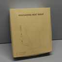 Massaging Heating Pad for Neck and Shoulders and Back, 24" x 35" Large Electric Heating Pad for Back Pain Relief with 3 Heat Levels, 4 Massage Settings, 2H Auto Shut-Off, 4 Massage Motors,Grey