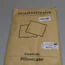 WARMDERN White Pillow Covers King Pillow Cases Soft Microfiber Pillow Cases Set of 2 Boho Textured Pillowcase with Envelope Closure(White, King 20x36 Inches)