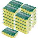 Individually Wrapped Sponges, Kitchen Dishwashing Sponge Bulk, Non Scratch Dishes Scouring Pad Dishcloth, Odor-Free Sponge Wipes for Household Cleaning Dishes Travel Apartments (30 Pack)
