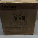 FBSPORT White Bounce House, Inflatable Bouncer with Air Blower,Indoor & Outdoor Bouncy Castle with Big Ball Pit for Wedding Party Kids Birthday Party, Easy to Install