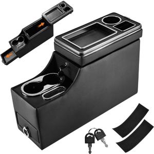 Upgraded Universal Center Console Organizer for Minivans, SUVs & Trucks