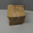 Chandelier Shades Set of 2,Mini Lamp Shade 3" Top x 5.5" Bottom x 4.7" Slant,Small Lamp Shades Clip On Bulb,Pleated Chandelier Lamp Shades,Fabric Lampshades That Attach to The Bulb(Brown Floral)