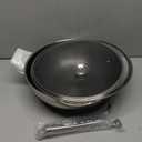 Toutrop Wok Pan,Hybrid Nonstick 14 Inch Wok with Lid,Induction Non Stick Stainless Steel Large Deep Woks&Stir-Fry Pans,Stay-Cool Handle Skillets,PFOA Free Cookware