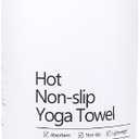 Eunzel Hot Yoga Towel, Super Absorbent Yoga Mat Towel Soft Suede Microfiber Non-Slip Towel for Bikram Pilates and Yoga Mats 72" x 26.5", Pink