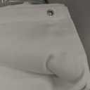 Naturoom Stall Shower Curtain, 36 Inches Linen Cloth Textured Fabric Shower Curtain Set with Hooks, Narrow Hotel Luxury Elegant Ultra Thick Bath Curtains for Bathroom, W36 xH72, White