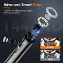 Borescope, Endoscope Camera with Light- 1920P HD Inspection Camera with Light, Dual Lens with 8+1 Adjustable LED Lights, IP67 Waterproof for Android, iPhone, iPad
