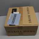 OAKOA Concrete Fruit Bowl for Kitchen Counter - Large Decorative Bowls for Home Decor - Modern Key Bowl for Entryway Table - Pedestal Bowl for Keys (Gray)