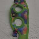 EcoBark Teacup Dog Harness - Luxury Step in Mesh Dog Harnesses in Tie Dye Print - Soft & Secure Wrap Around Body Halter Vest (XXXS- 2 to 3 lbs- Chest up to 10 in (Pack of 1)