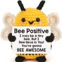 Bee Positive Cute Graduation Gifts 2026 for Teens Girl Boy, Kindergarten Preschool College High School Graduation Gift for Her Him, Fathers Day for Dad Birthday Gifts Men Women Teacher Nurse Week