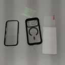 Miracase for iPhone 17 Pro Max Case 6.9" Full-Body Phone Case with Built-in Glass Screen Protector& Full Camera Protector, Camera Control [Magnetic with MagSafe] Drop Proof 17 ProMax Cover, Black