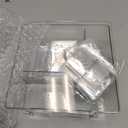 Earring Storage Box - Acrylic Jewelry Stand, Clear Earring Holder | Multifunctional Earring Display Case, Reusable Travel Beads Organizer, Anti Tarnish Jewelry Bags for Travel, Transparent