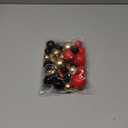 Ercadio 42Pcs Black Red Race Car Balls Cake Toppers Check Flag with Multicolor Balls Cake Decorations for Race Car Party Baby Shower Kids Racing Theme Funny Birthday Party Decoration Supplies