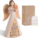 Storieme Retirement Gifts for Women 2025: Happy Retired Gift for Woman Nurse Coworker Teacher Doctor Friend Angel Figurine for Retirement Party Decorations