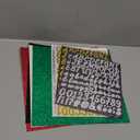 Alphabet Stickers With Glitter Backrounds