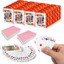 Gamie Pack of 20 Mini Playing Cards - Poker Mini Card Deck - Miniature 1.5 Inch Card Set - Small Casino Game Cards for Kids, and Adults - Great Novelty Gift, Party Favor for Boys and Girls