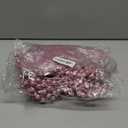 Cindeer 40 Pieces Christmas Tree Decorations Include 20 Glitter Berries Stems and 20 Xmas Tree Pick Leaves Fake Christmas Picks Artificial Pine Needles Glitter Sticks for DIY Wreath (Pink)