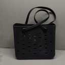 Rubber Beach Bag,Water-resistant Travel Tote Bag for the Beach Pool, Medium