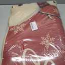 Artoid Mode Snowman Let It Snow Snowflake Christmas Kitchen Mats Set of 2, Winter Home Decor Low-Profile Kitchen Rugs for Floor - 24"x35"+24"x59"+24"x72" (Red)