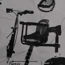 Child Bike Seat Front Mount with Guardrail Retractable Baby Bike Seat Toddler for Children 8 Months~5 Years