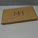 Faux Travertine Stone Finish Resin Book Holder for Recipe Book Display Stand, Coffee Table Books, 2 Pieces Slot Together, Neutral Beige Coffee Table Decor