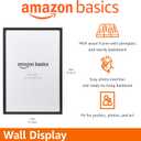 Amazon Basics Rectangular Wood Poster Frame, 24" x 36", Black