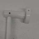 Adjustable 16 to 27.6 Inch Single Towel Bar, iMomwee Oil Rubbed White Finished Stainless Steel Bath Towel Holder, Wall Mounted Towel Rail for Bathroom Kitchen Washroom, 1" Diameter Towel Rod with Hook
