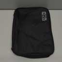 SELLYFELLY Electronic Bag Travel Cable Accessories Bag Waterproof Double Layer Electronics Organizer Portable Storage Case for Cable, Cord, Charger, Phone, Adapter, Power Bank, Kindle, Hard Drives (Black)