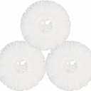 Mop Head for Hurricane Spin Mop Microfiber Mop Head Refills Round Mop Pads 3 Pack