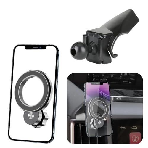 JIEZMO Car Magnetic Phone Mount for Subaru Forester 2019-2024 and Subaru Crosstrek 2018-2023 Auto Interior Accessories Best Cellphone Holder Mobile Cradle Cell Phones Navigation Charging Screen Stand