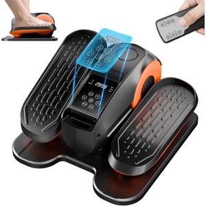 DamKee Under Desk Oval Exercise Machine Electric Oval Leg Exerciser Seen on TV 12 Speed Foot Exerciser for Seniors Portable Mini Seat Pedal Exerciser for Home Office