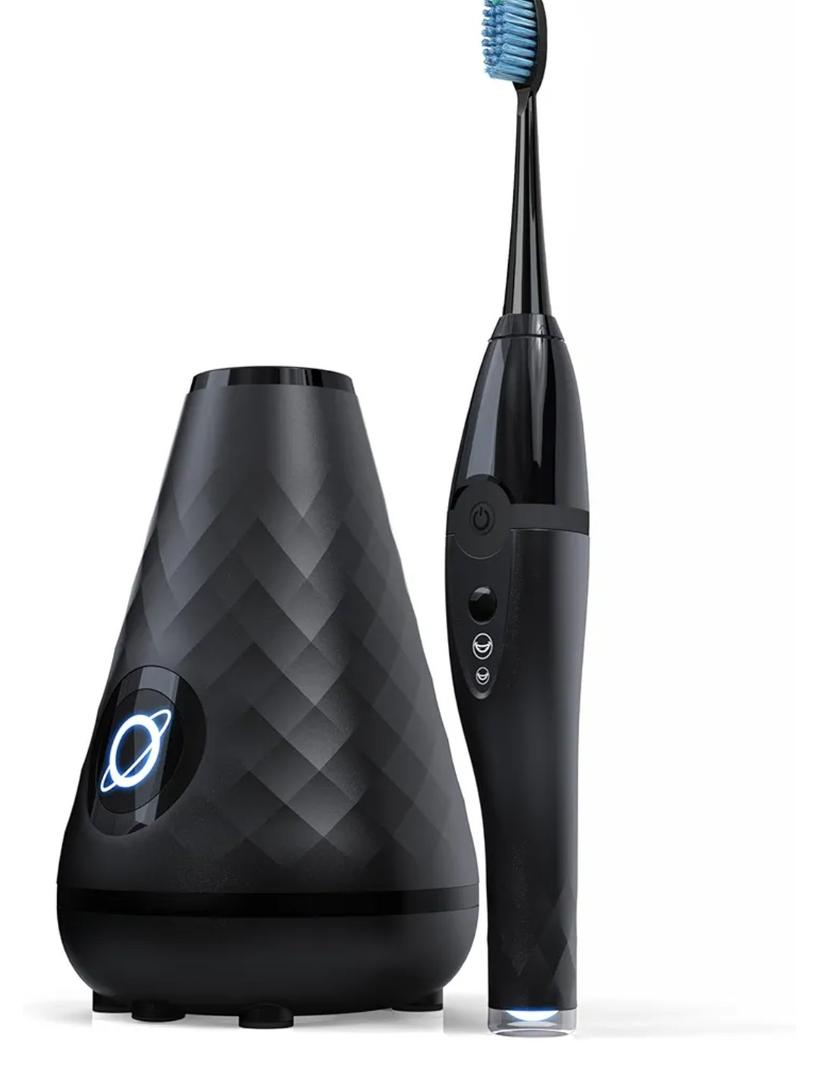 Clean UV Sanitizing Sonic Toothbrush and Cleaning Station, Electric Toothbrush, Dual Speed Setting, Black
