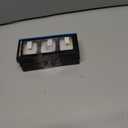 3 x 3 Pack Multi-Color Cases with Tempered Glass Screen Protector for Apple Watch Series 7/8/9 45mm, Navy Blue + Wine Red(Dark Red) + Pine Green, Smooth Touch, Easy Installation, Full Screen Shield, High Protection