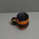 Ideus 16 oz Insulated Coffee Mug with Handle and Lid, Double Wall Stainless Steel Vacuum Thermal Coffee Mug, Travel Coffee Cup Thermal Cup for Home and Office, Orange Tiger