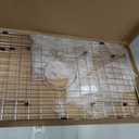 Sink Protector Grid 26-1/16" x 14-1/16", Centered Drain with Corner Radius 3-1/2", 304 Stainless Steel Material Centered Drain