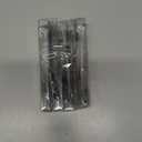 5 x 3 Inch Heavy Duty Door Locks Hasp Latch, Stainless Steel Security Packlock Clasp Hasp Lock Latch for Fence Gate, Gate, Shed Closet Cabinet, Black, 1 Pack