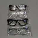 CCVOO 1.25 Oprah Style Reading Glasses for Women, Stylish Eyeglasses, Blue Light Readers for Women (Black + Transparent + Marbel Mint Solid Color+ Half Leopard/Half Brown)