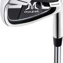MAZEL Golf Individual Iron 1,2,3,4,5,6,7,8,9, Golf Iron with Steel Shafts for Right Handed Golfers