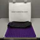 Purple Simply Seat Cushion, Lightweight 1.25" Low-Profile Gel Seat Cushion