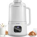 VEVOR 8-in-1 Nut Milk Maker, 34 oz Soy Milk Maker with Soundproof Cover for Homemade Oat, Nut, Soy, Juice, Milkshake, Rice Cereal, Plant-Based Beverages with Self-Cleaning, Boil Water, 12-Hour Delay